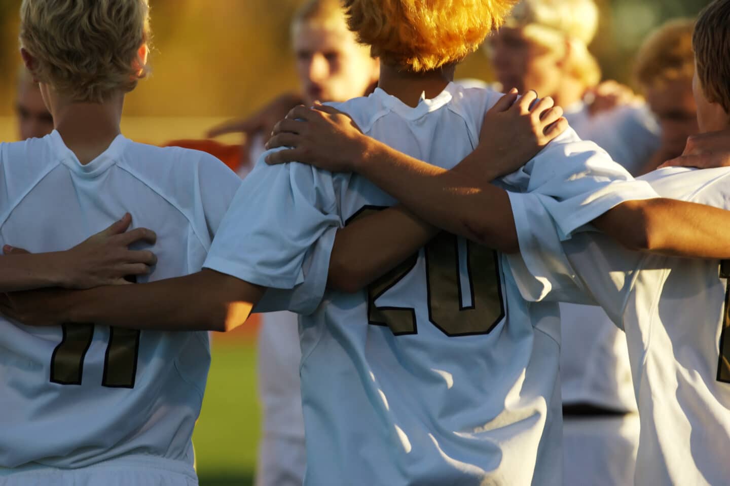 young soccer players